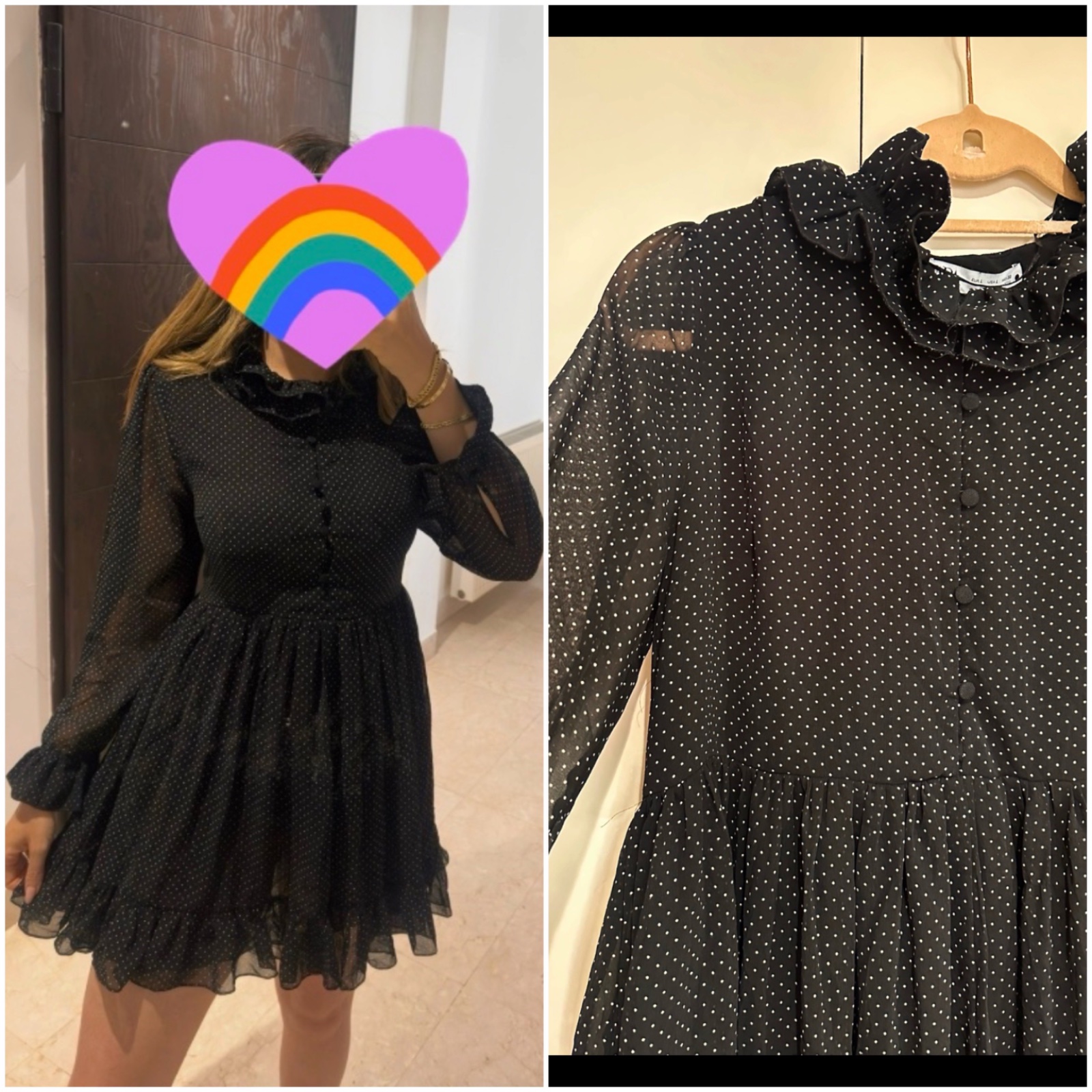 Petite robe a pois ZARA