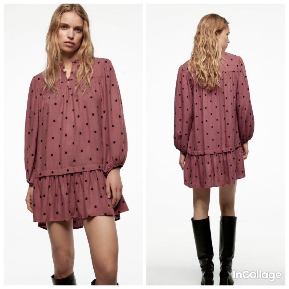 Petite robe a pois zara !