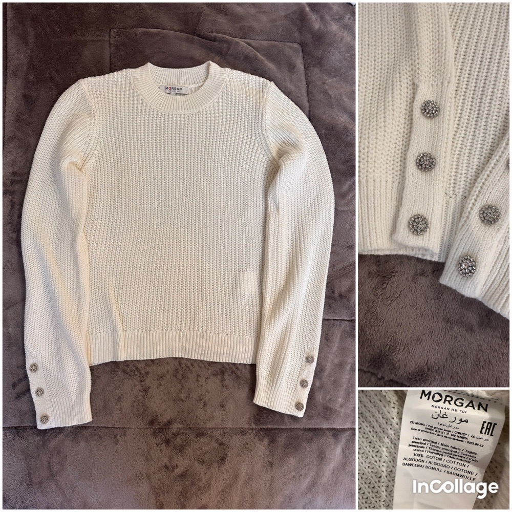 Pull Morgan 100% en cotton avec strass 