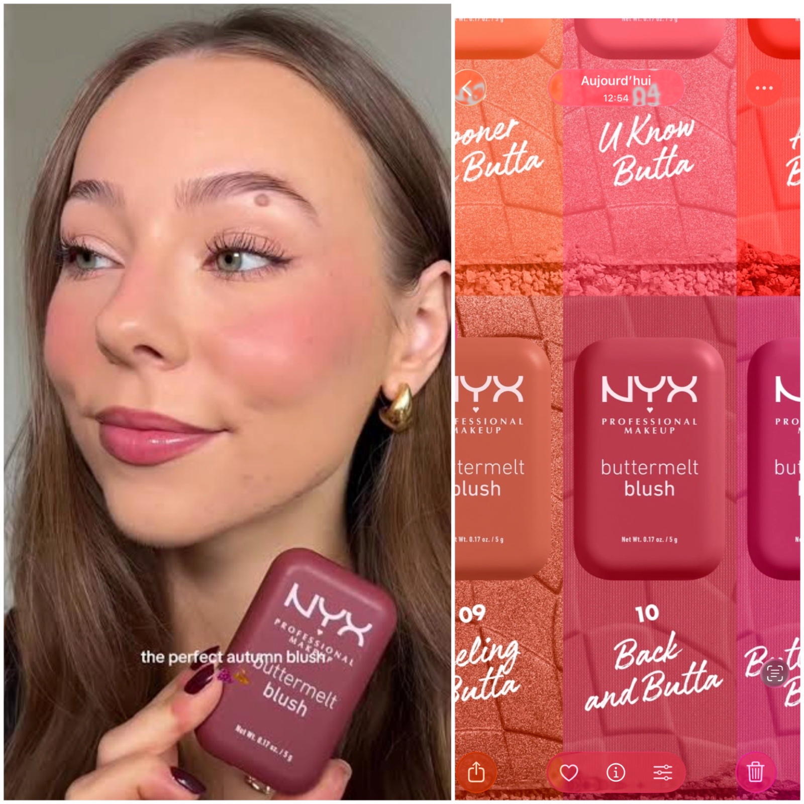 Blush NYX 10 back and butta !
