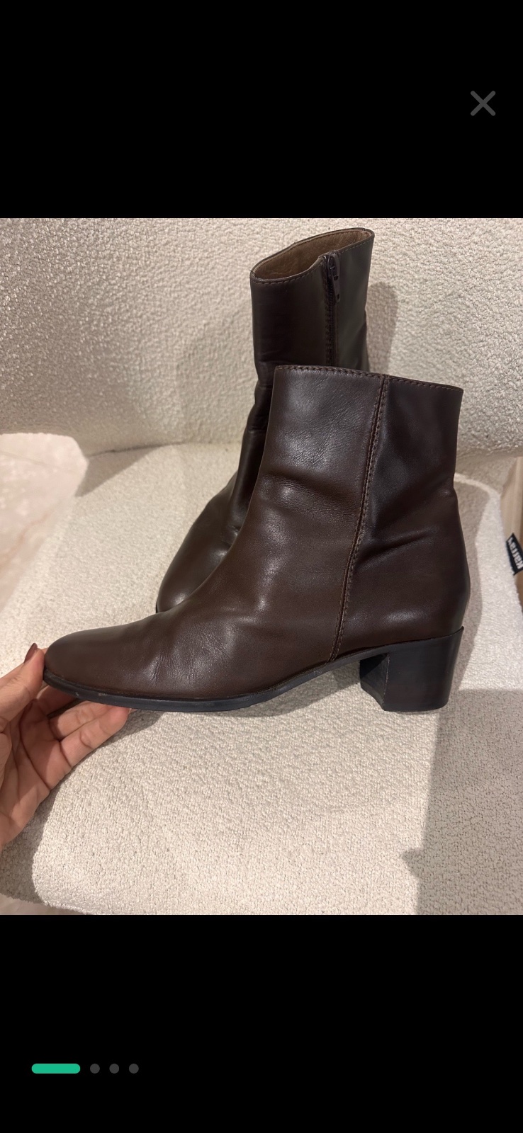 Des bottines en cuir !