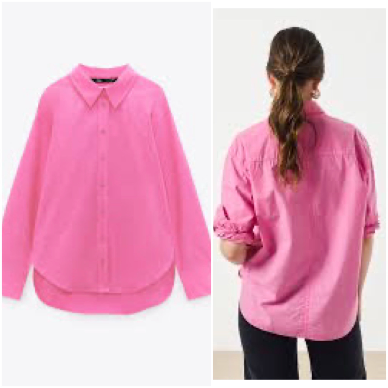 Chemise ZARA 100% en cotton 