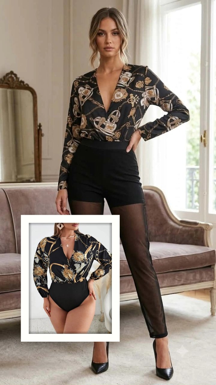 Blouse chaine