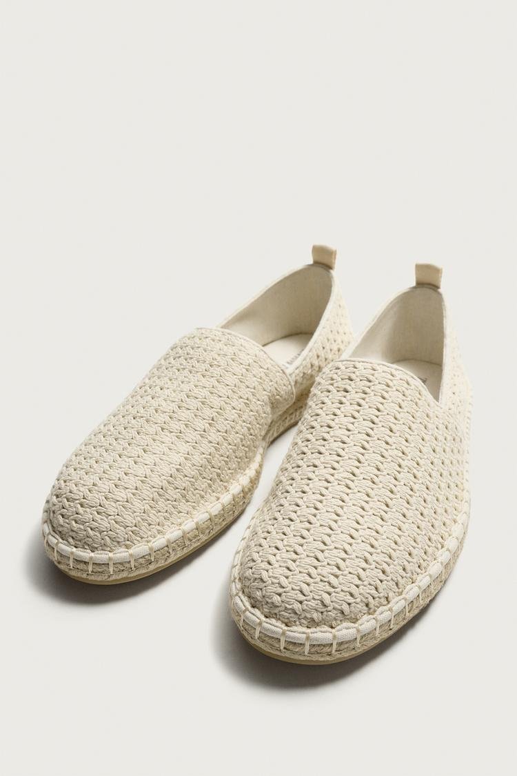 Espadrilles en tissu tricoté