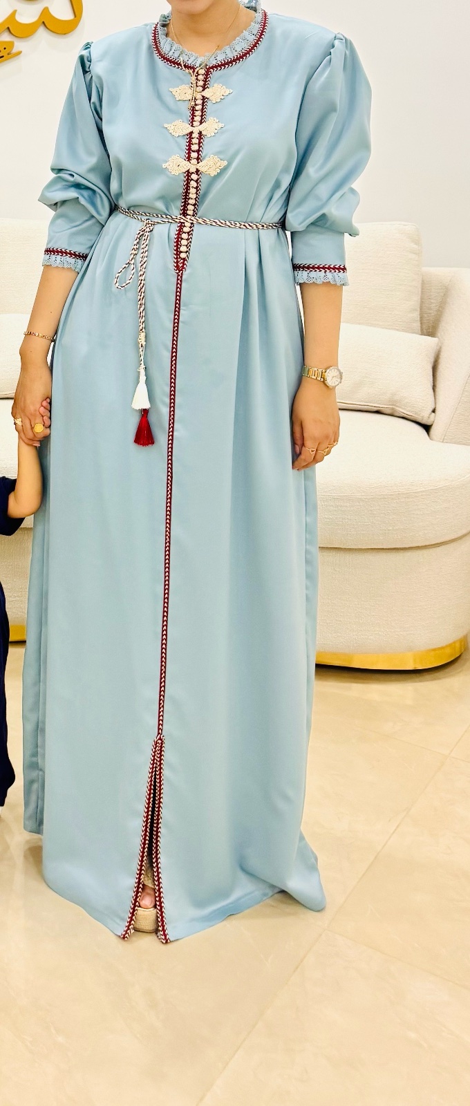 ✨ Jebba avec broderie marocaine 🇲🇦✨