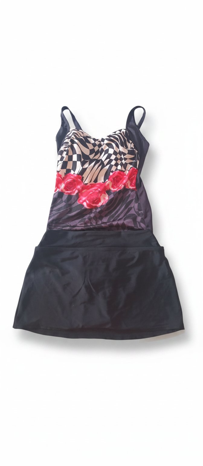 Maillot avec cache jupe en excellente état 