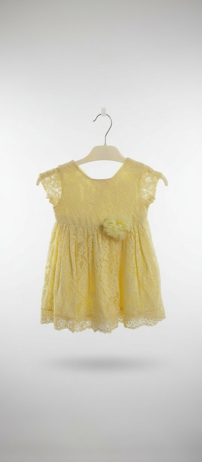 Robe banouta jaune 