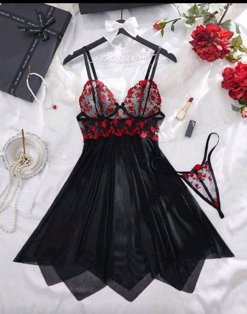 Lingerie set floral 