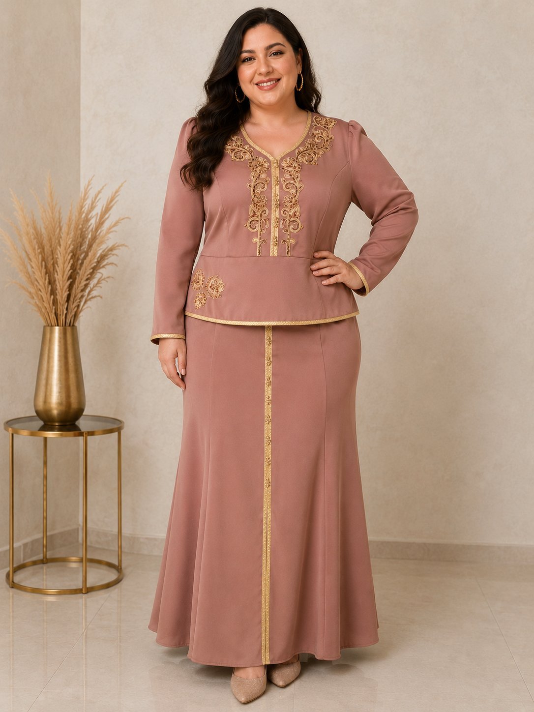 Ensemble haut+ jupe taille 48