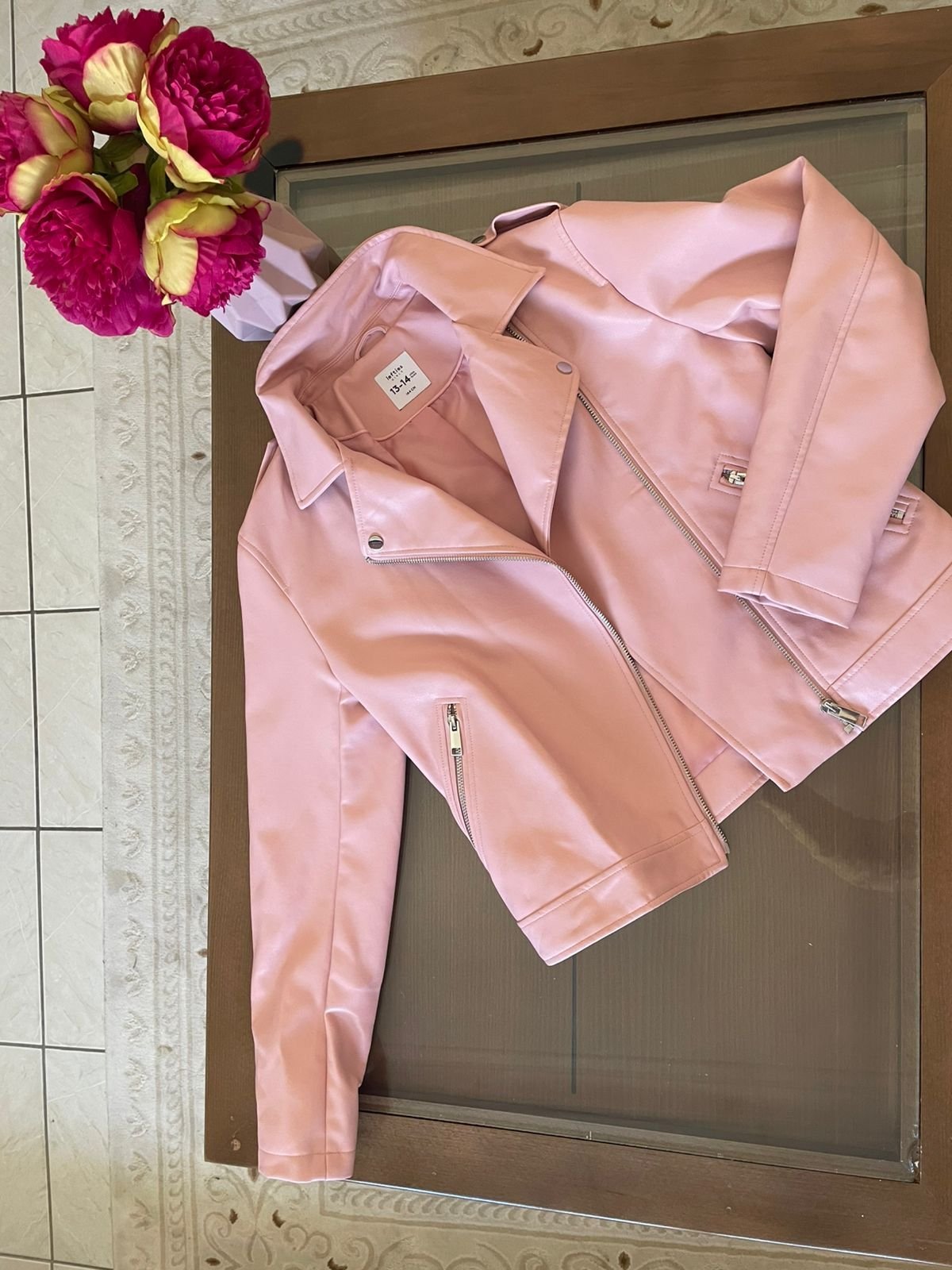 Veste simili cuir lefties girls