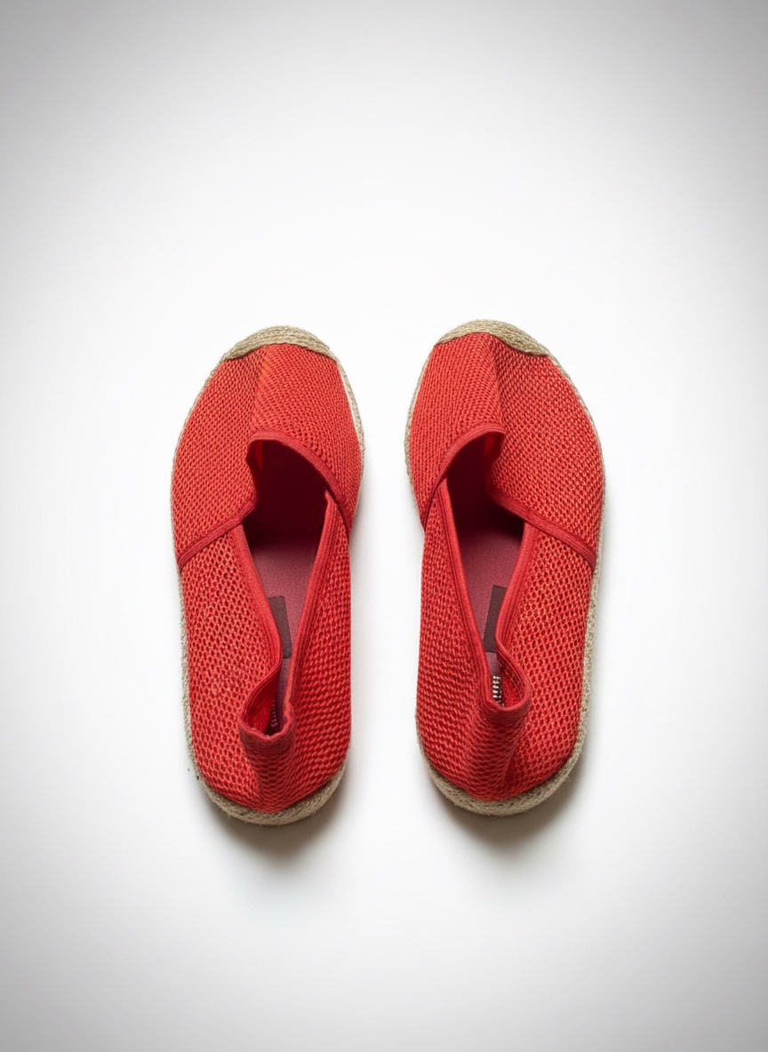 Mocassin rouge 