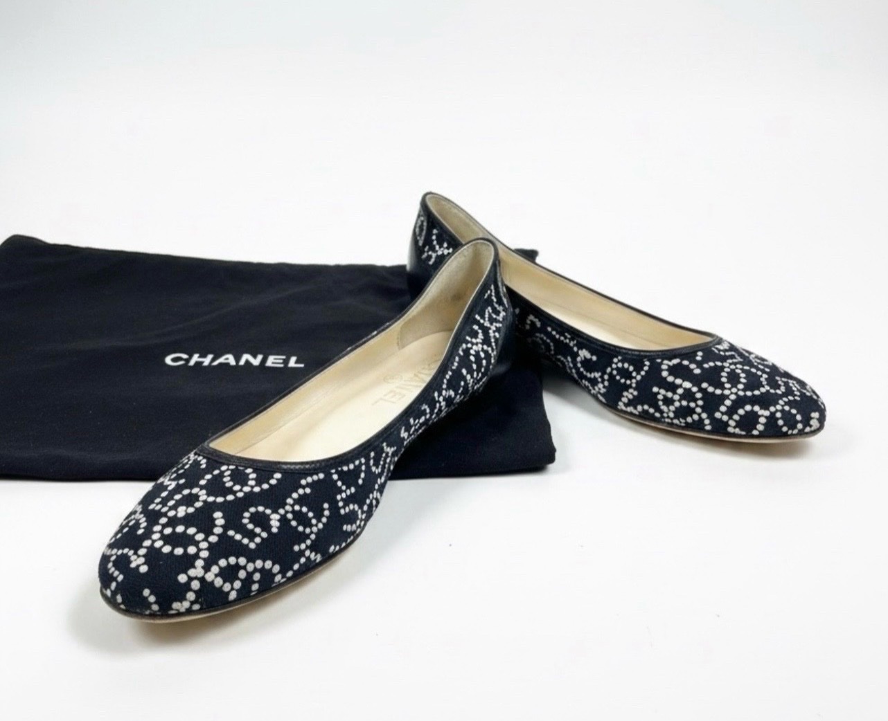 -15% code shoes15🎁 Ballerines monogrammé CHANEL N5