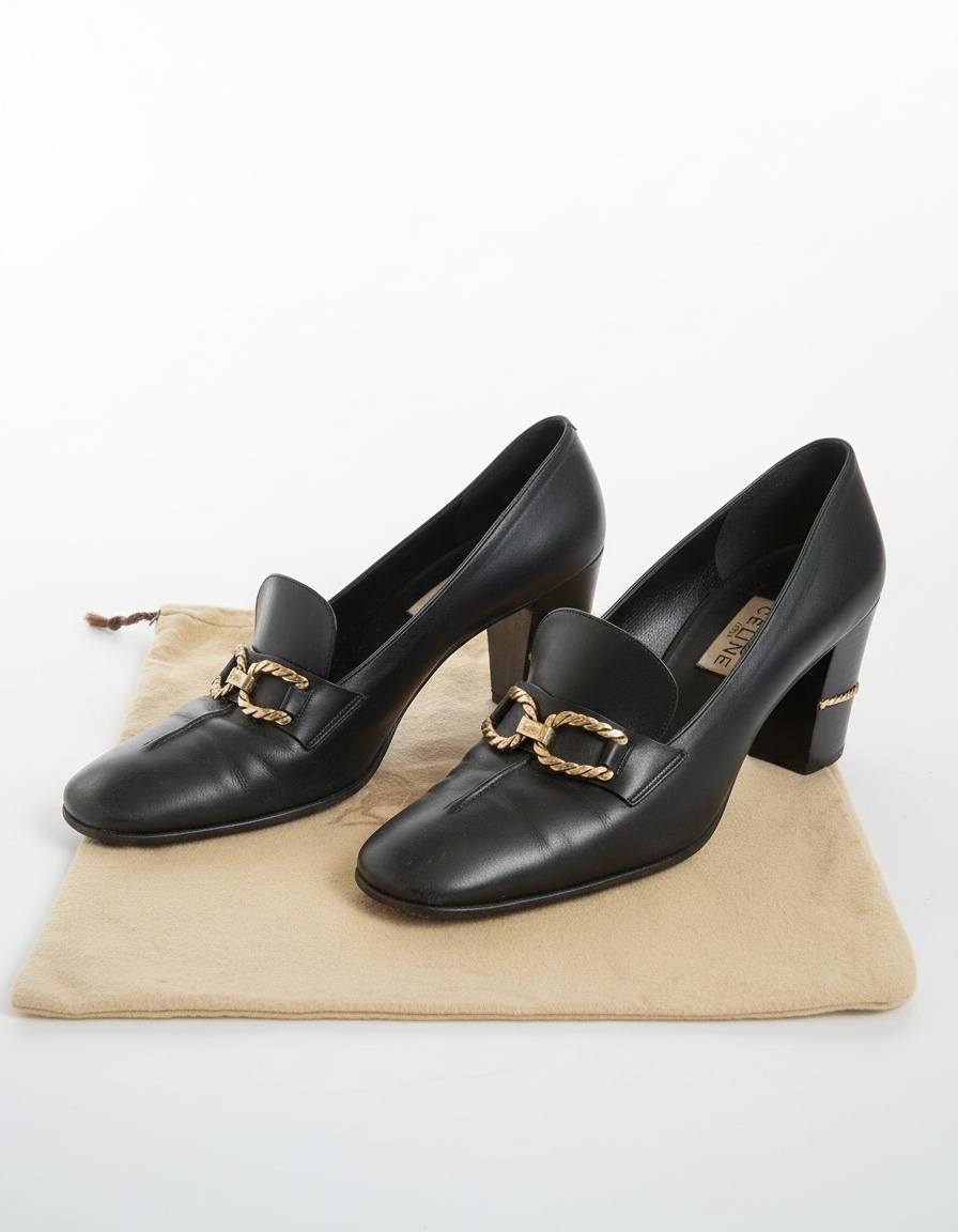  Escarpins CELINE 100% cuir vintage