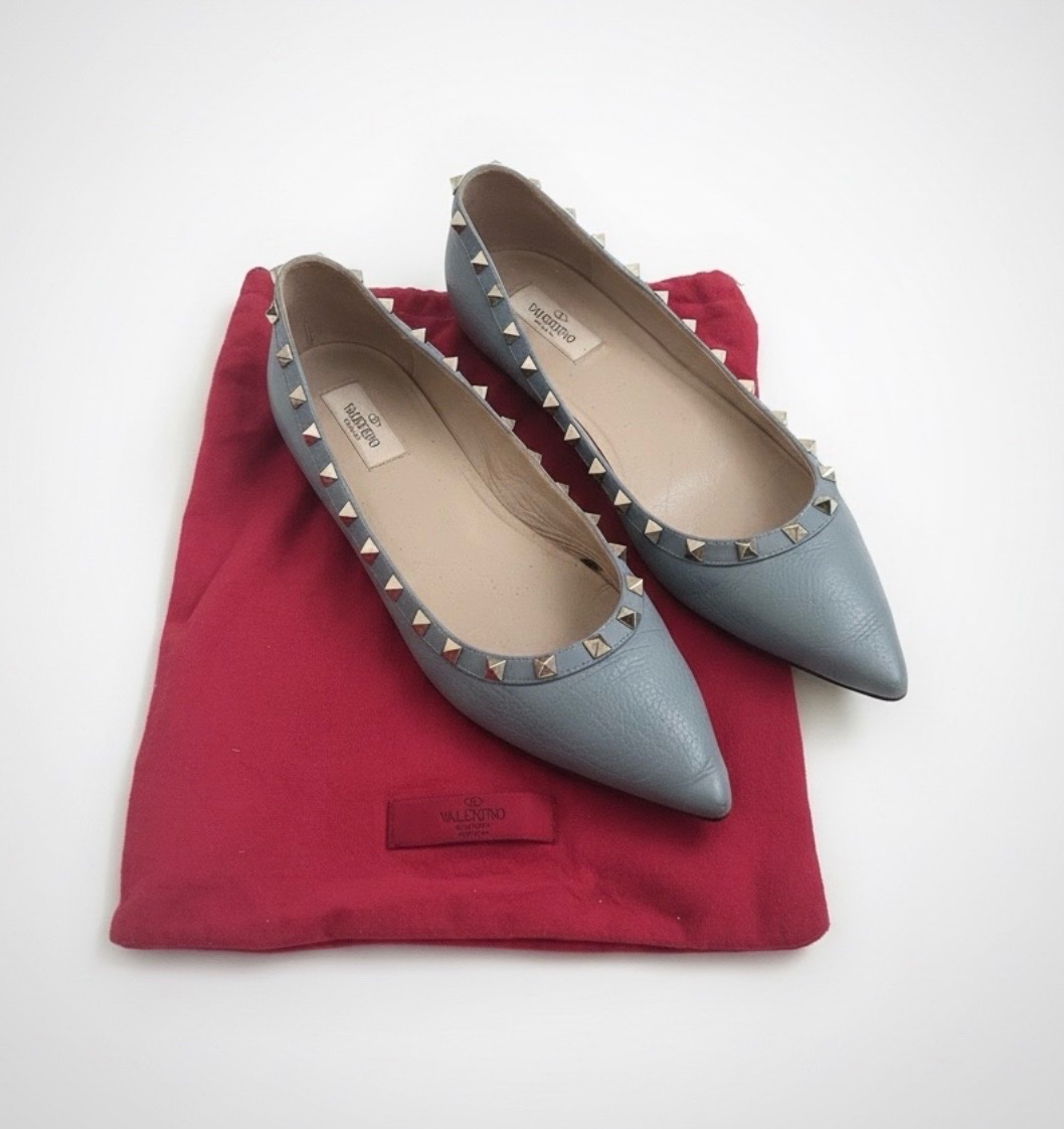 Ballerines VALENTINO GARAVANI rockstud 100%cuir