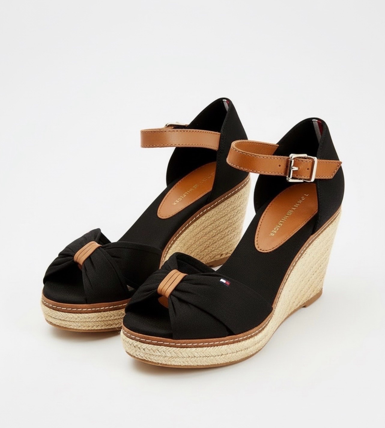 Sandales compensées en jute TOMMY HILFIGER