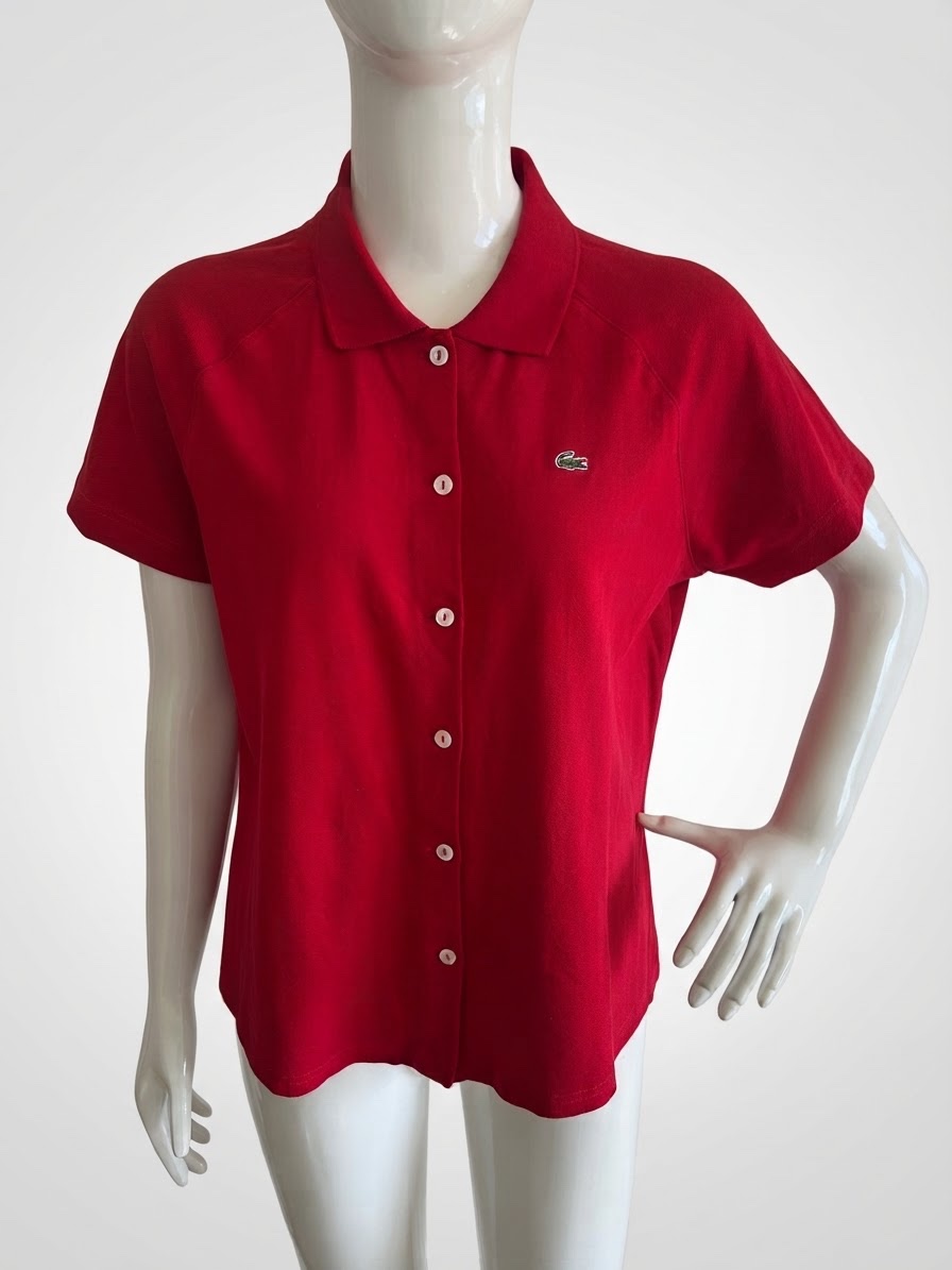 Polo chemise boutonnée LACOSTE