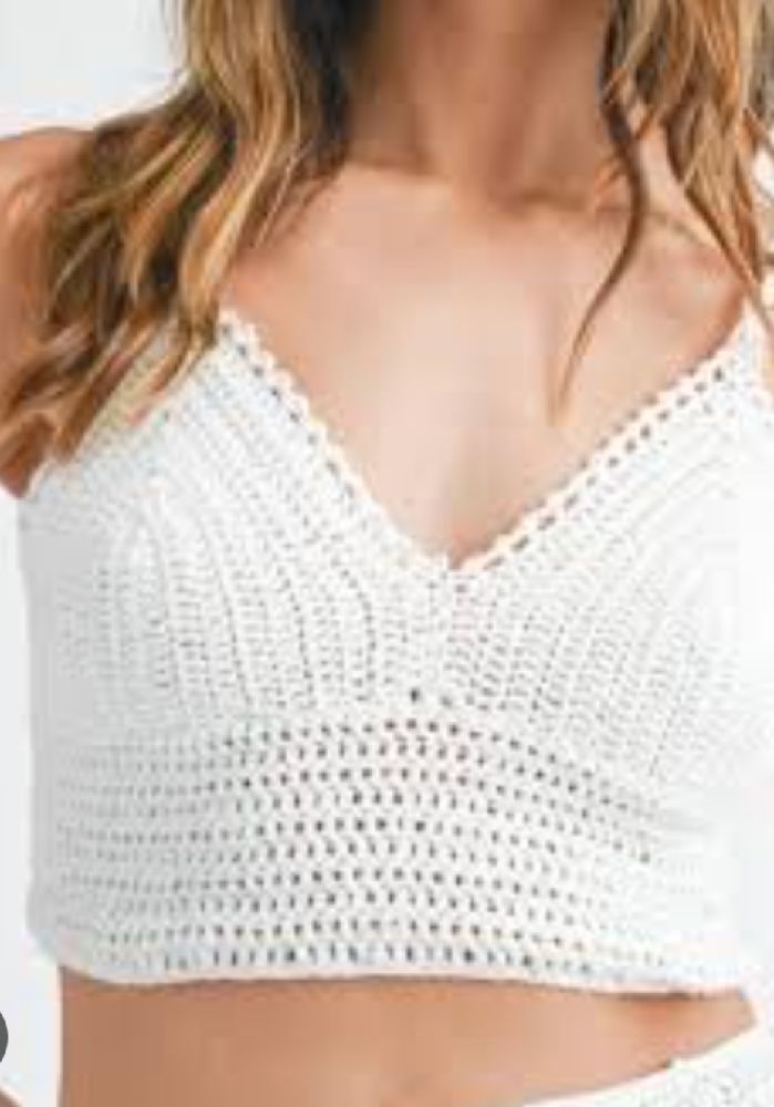 Brassière Crochet Bershka 