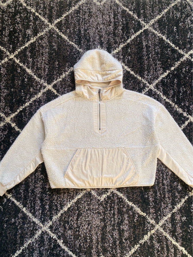 H&M Fluffy Quarter Zip(Girls)