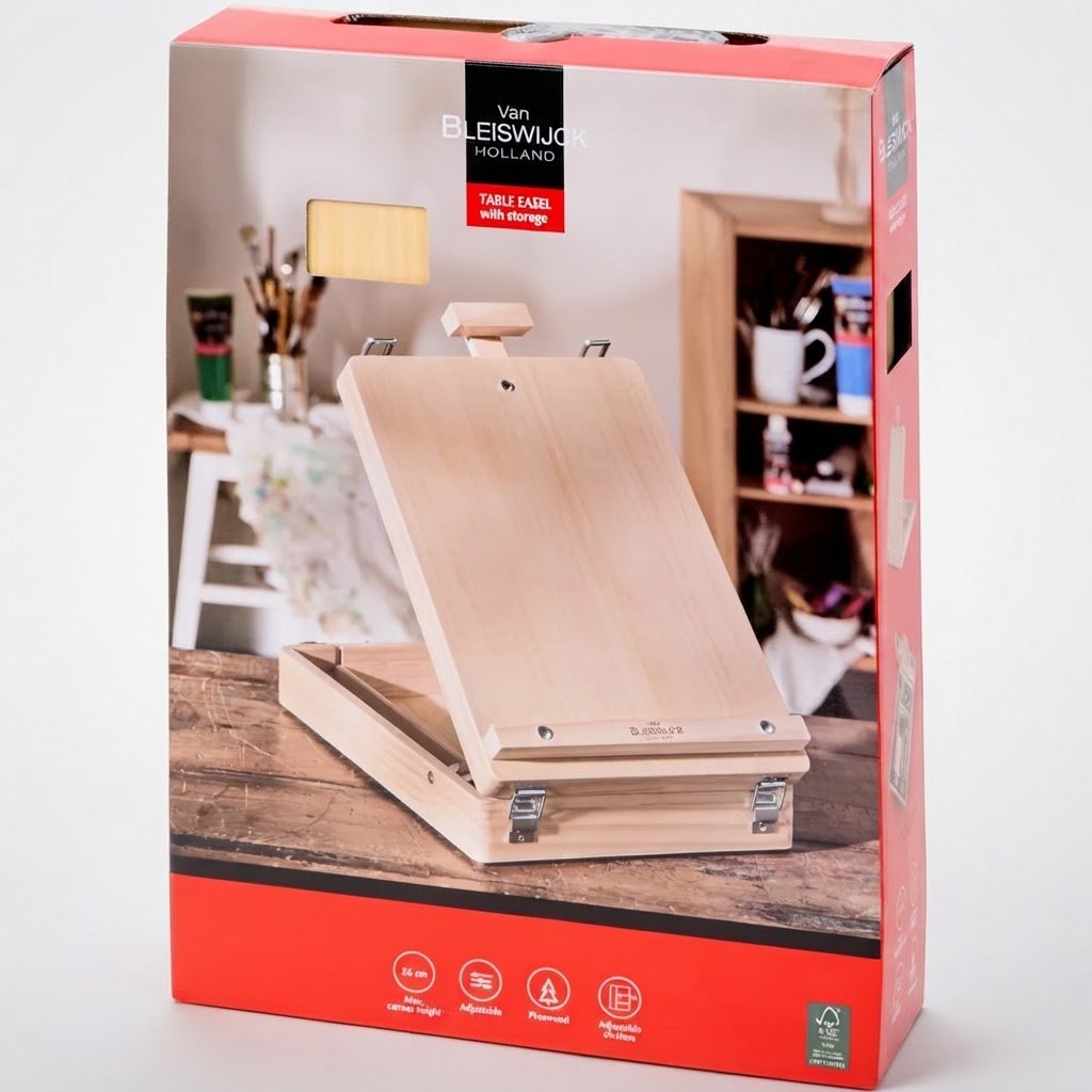 Chevalet d'Atelier avec Rangement Van Bleiswijck