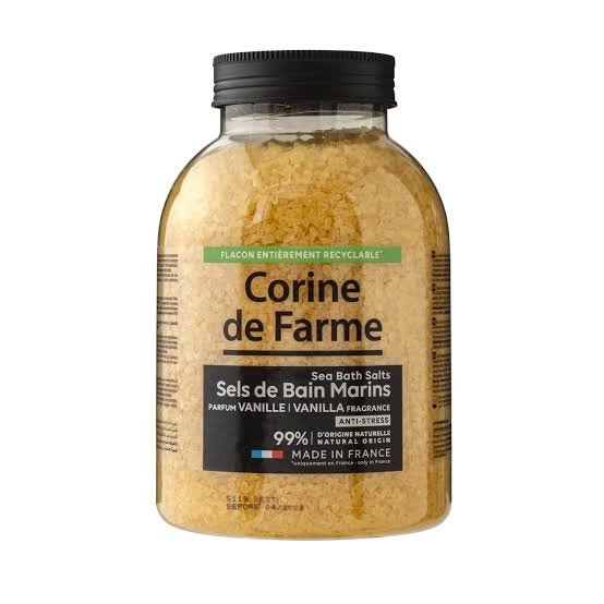 Sel de bain vanille