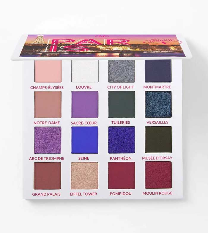 bh cosmetics paris palette