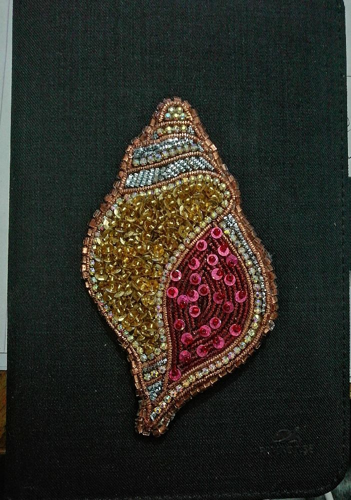 Broche coquillage 