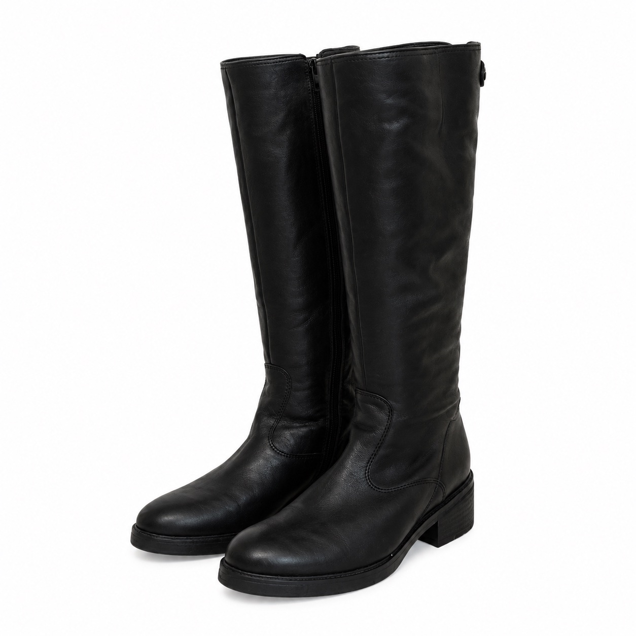 Bottes femme Gabor noires en cuir