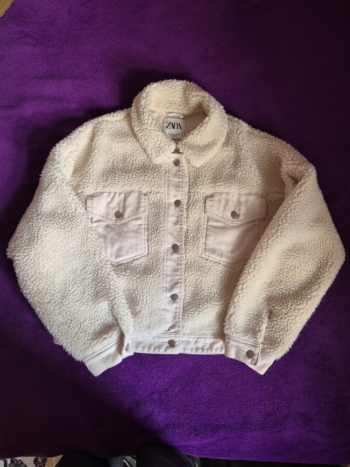 Veste Zara blanche-taille S