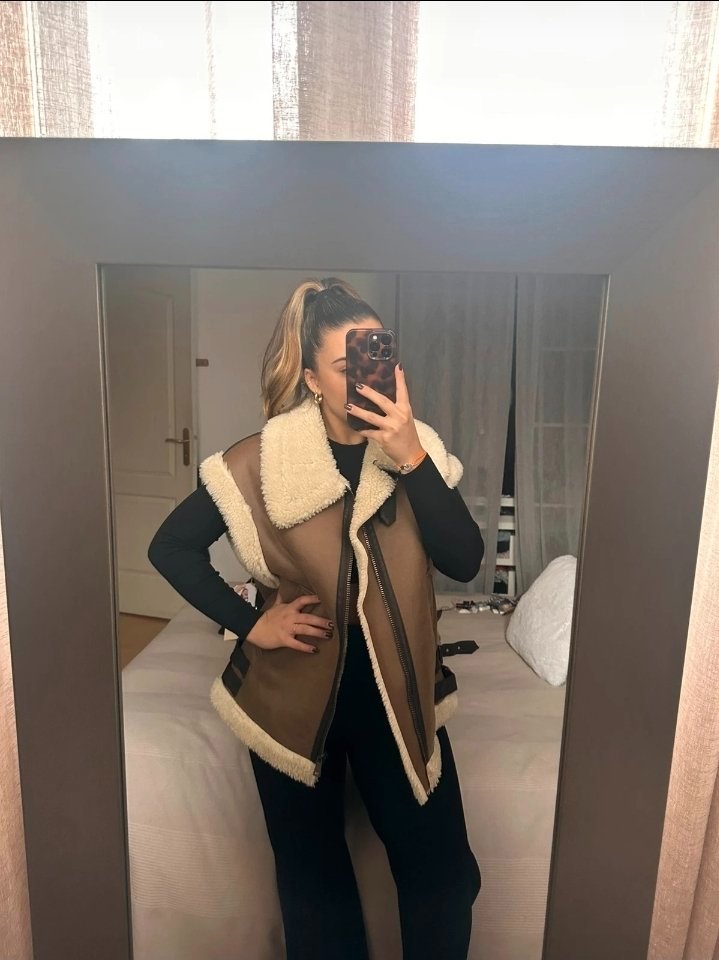Veste zara style aviateur 