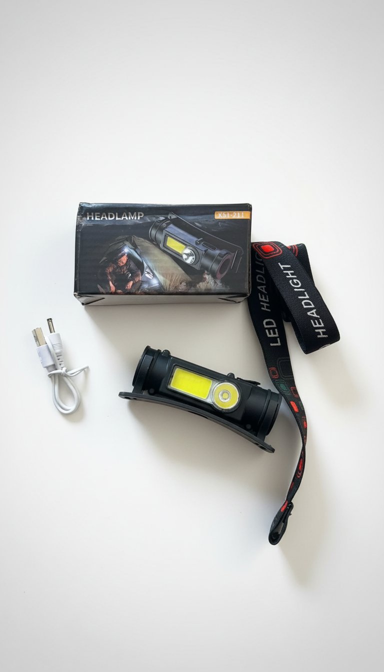 Lampe Frontale LED Rechargeable XST-211