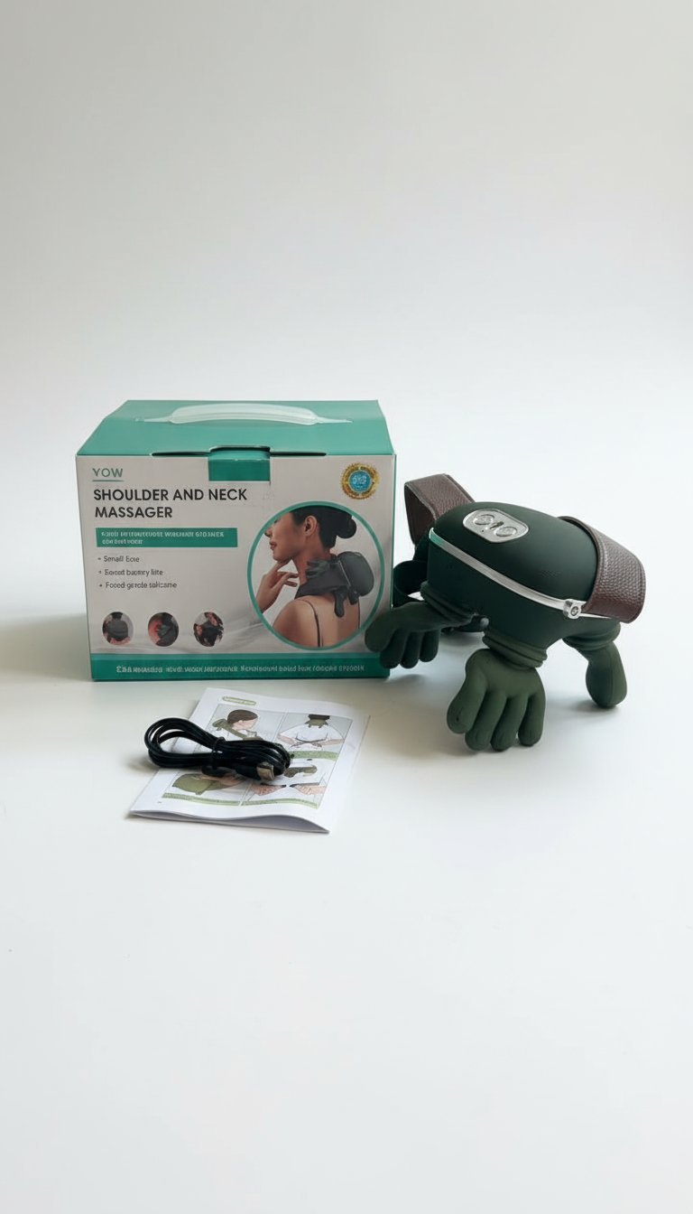 Massageur de malaisage 4D, Appareil de Massage pour le cou et les épaule rechargeable USB-C