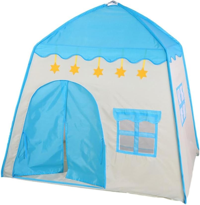 Tente de jeu portable pour enfants, maison de jeu magique en tissu avec guirlandes lumineuses