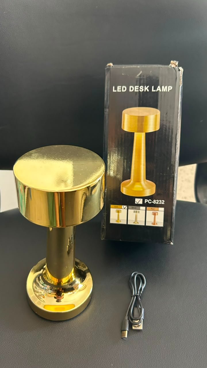 Lampe De Table Tactile 3 mode - Doré