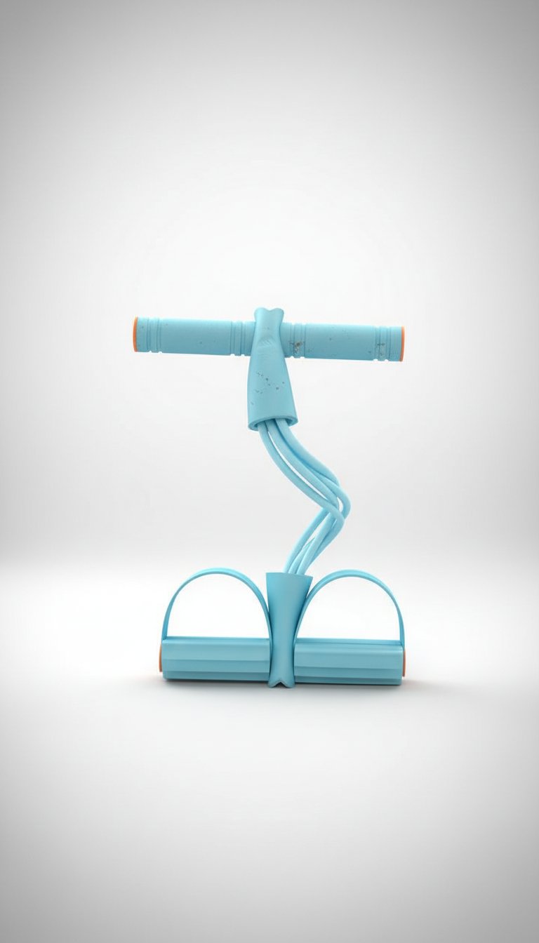 Bandes de résistance à 4 tubes avec poignées antidérapantes pour la musculation