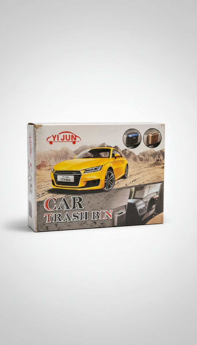 Mini poubelle  boîte de rangement pour voiture
