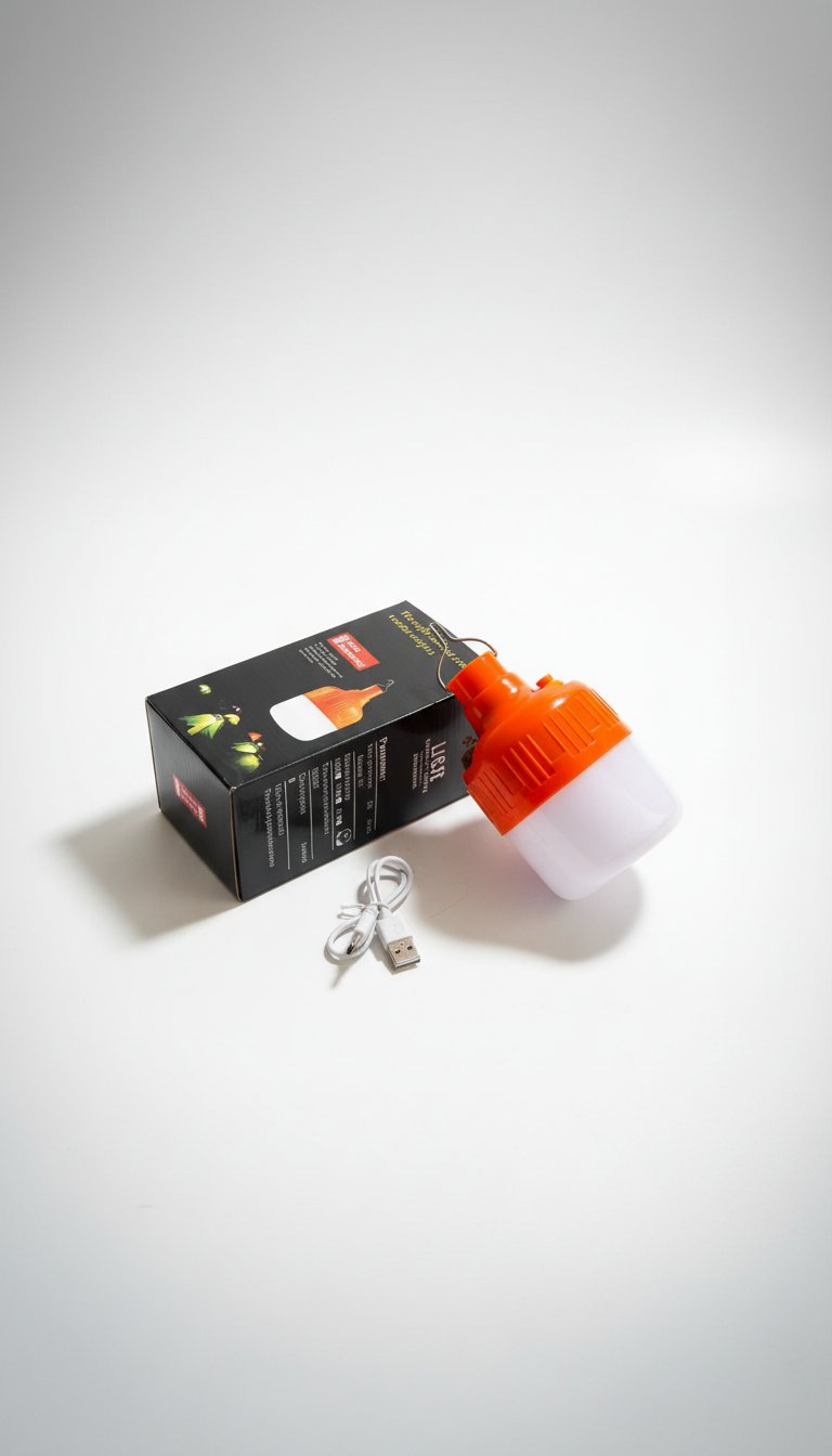Lampe de Camping Portable Haute Puissance Rechargeable 12W