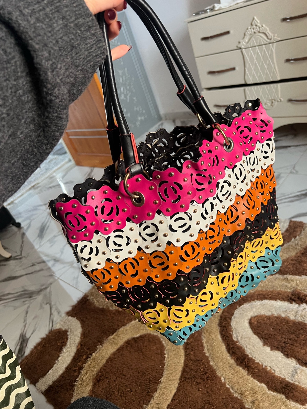 Sac a main coloré