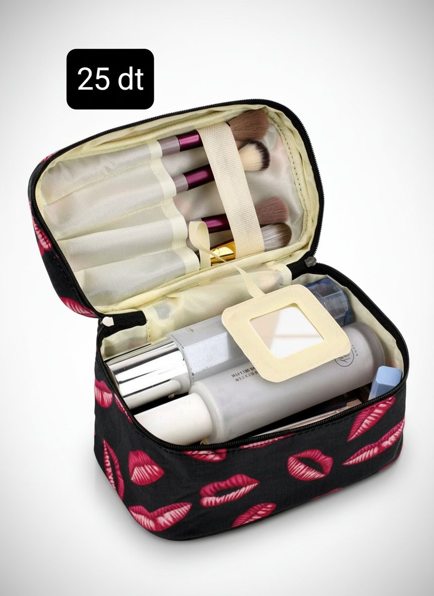 Trousse maquillage bisous 