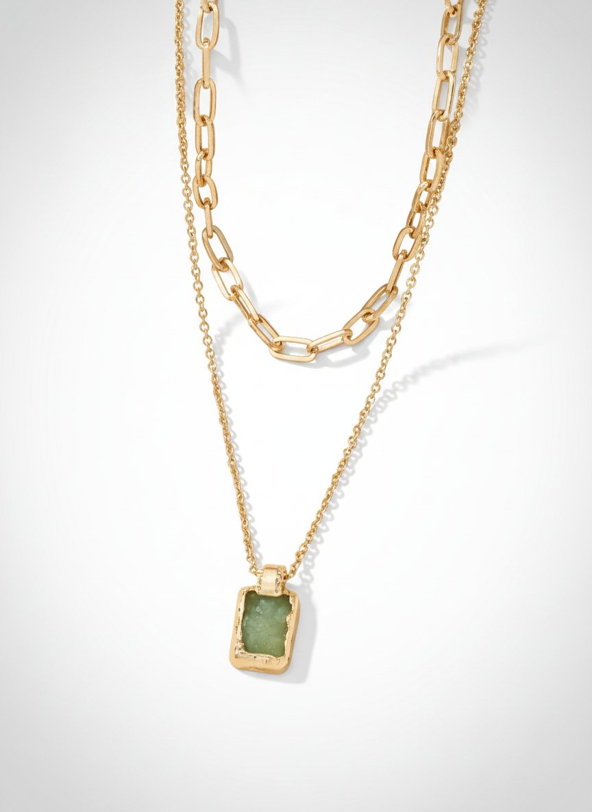Collier en fouble 