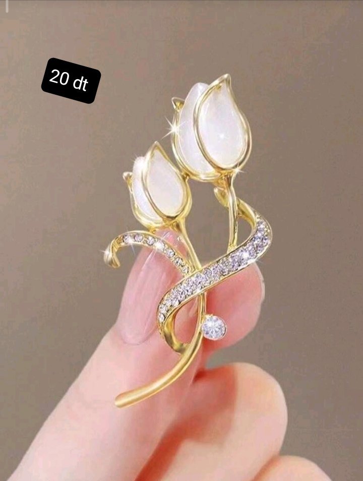 Broche fleur tulipe 