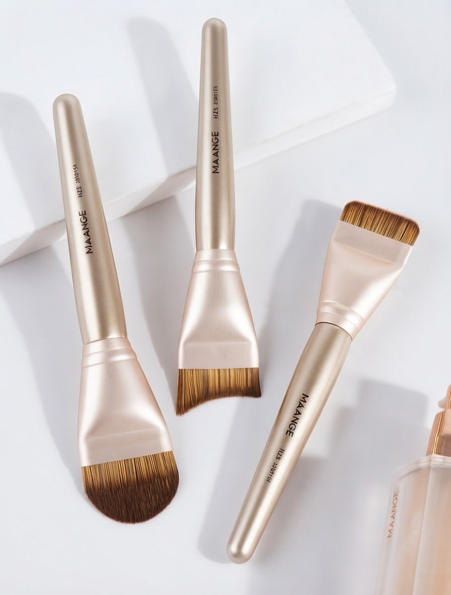 Pack de 3 pinceux maquillage professionnel de la marque MANGE 