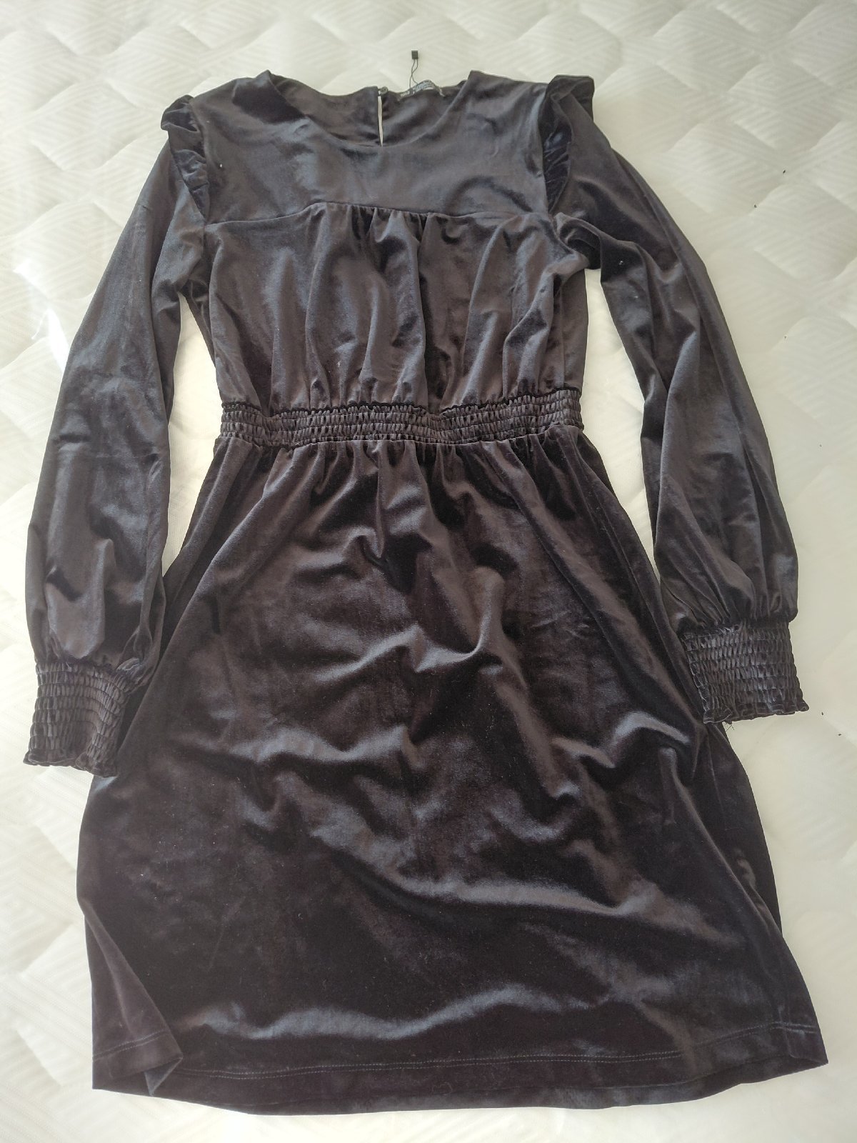 Robe noir velour