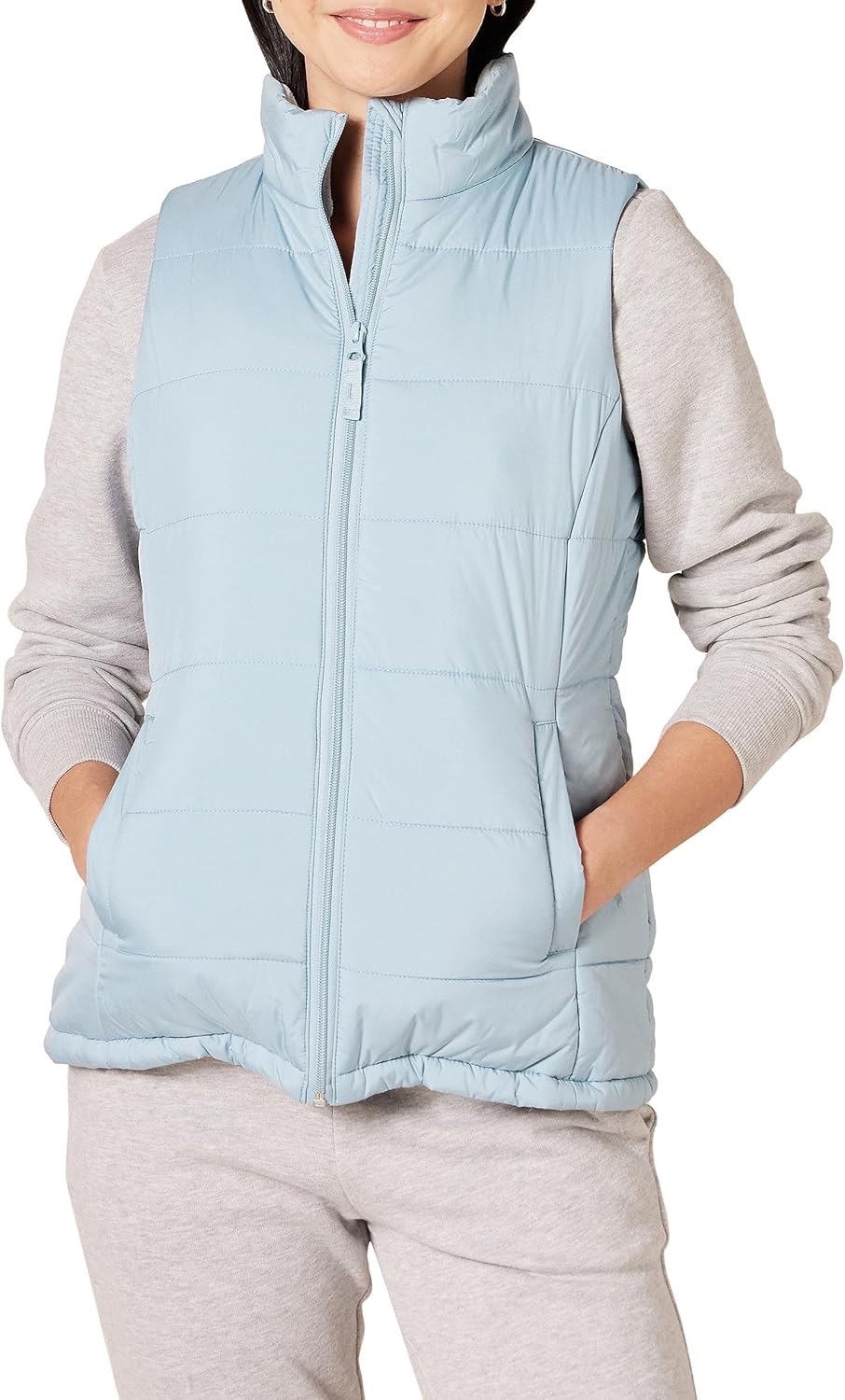 Doudoune sans manches baby blue