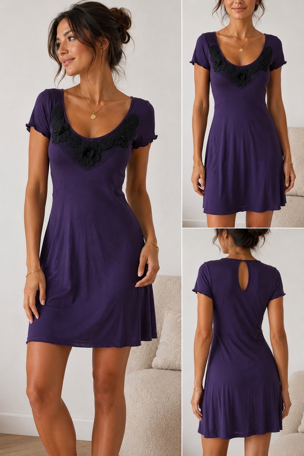 Robe violette de la marque Next 20dt