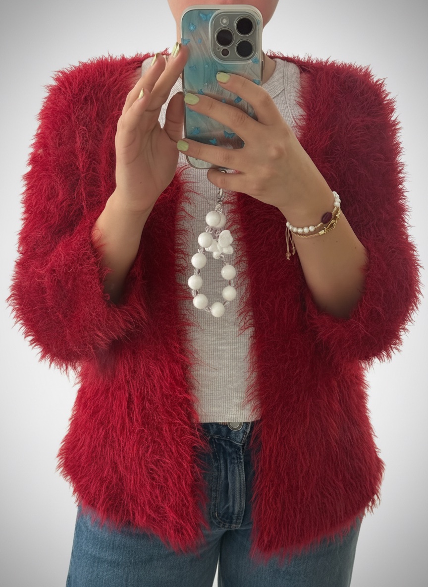 Petit gilet rouge 