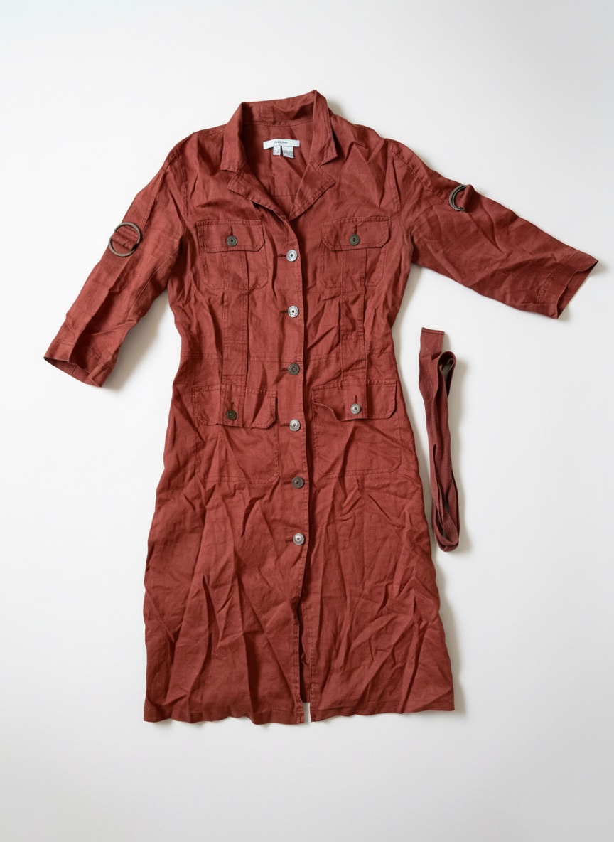 ROBE ZARA 100% ramie 