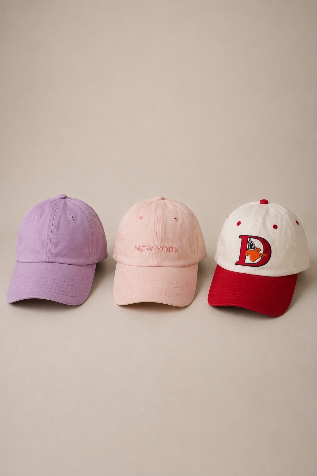 Lot de 3 casquettes à 15dt 