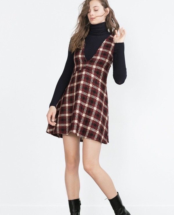 Robe en Tweed Zara 