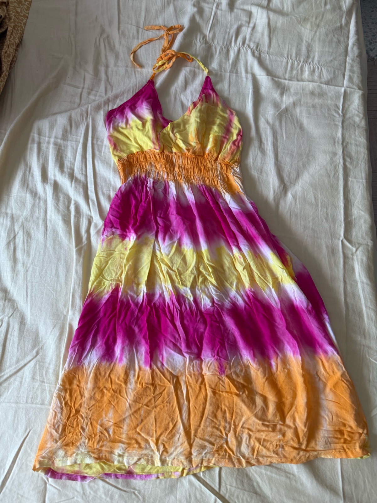 Robe tie-die 