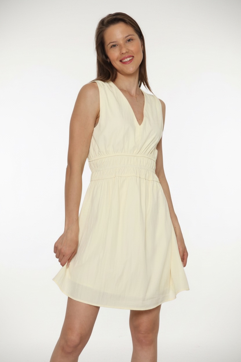 Butter yellow dress 